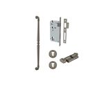 16934KENTR60KT - Sarlat Pull Handle - 600mm Entrance Kit with Separate High Security Lock - Graphite PVD - Entrance