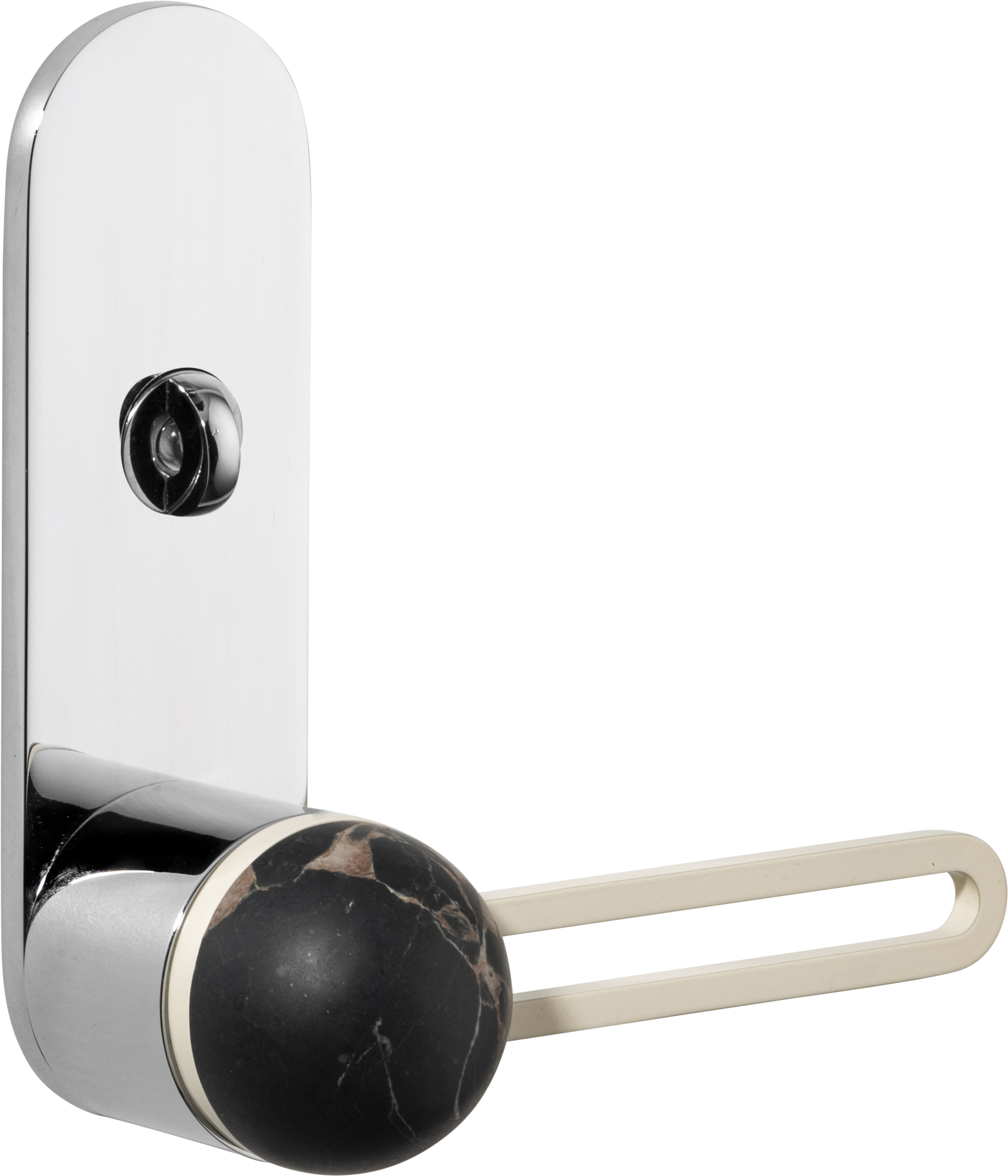 Bone/Polished Chrome