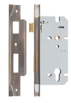 Rebated 85mm Euro Mortice Locks - 60mm Backset