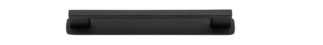 0528B - Cali Cabinet Pull with Backplate - CTC 160mm - Matt Black