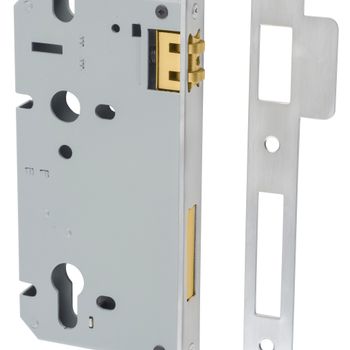 85mm Euro Roller Mortice Lock - 60mm Backset