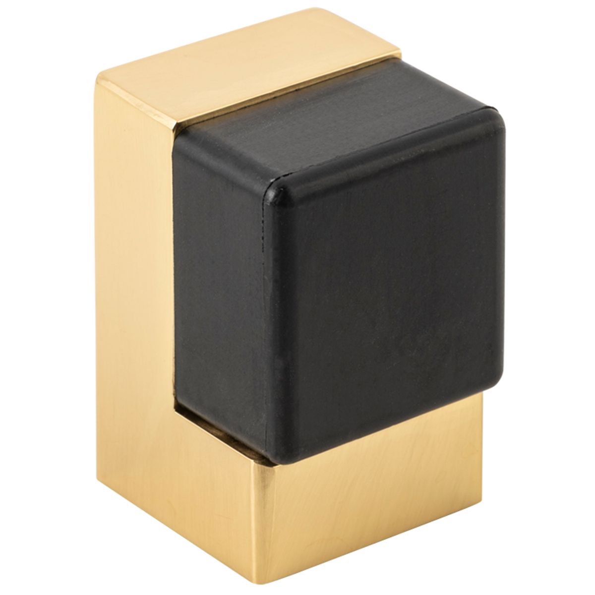 20820 - Square Door Stop - Polished Brass