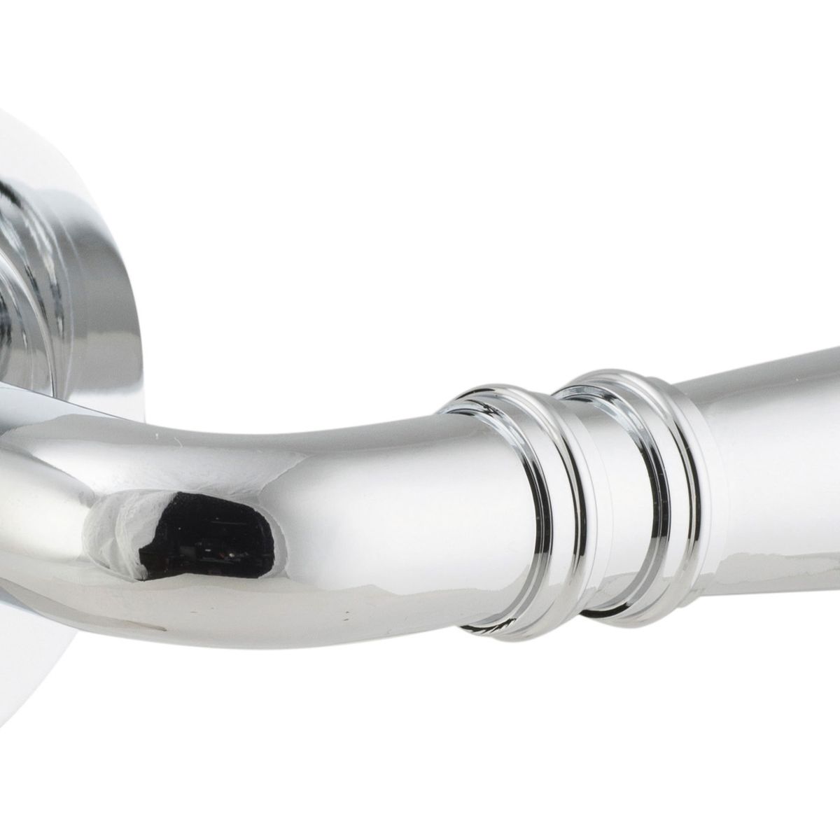 9204 - Sarlat Lever - Round Rose - Polished Chrome - Passage