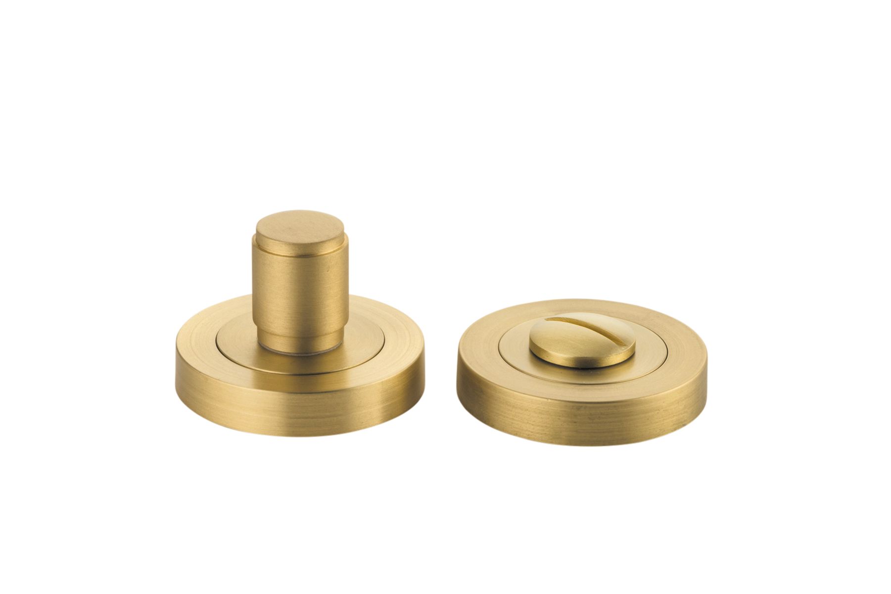 9460 - Berlin Privacy Turn - Round - Brushed Brass