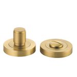 9460 - Berlin Privacy Turn - Round - Brushed Brass