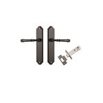10718KPASS60 - Verona Lever - Shouldered Backplate Passage Kit - Signature Brass - Passage