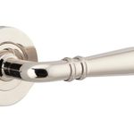 9208KIBPRIV60 - Sarlat Lever - Round Rose (Inbuilt Privacy) - Polished Nickel - Privacy