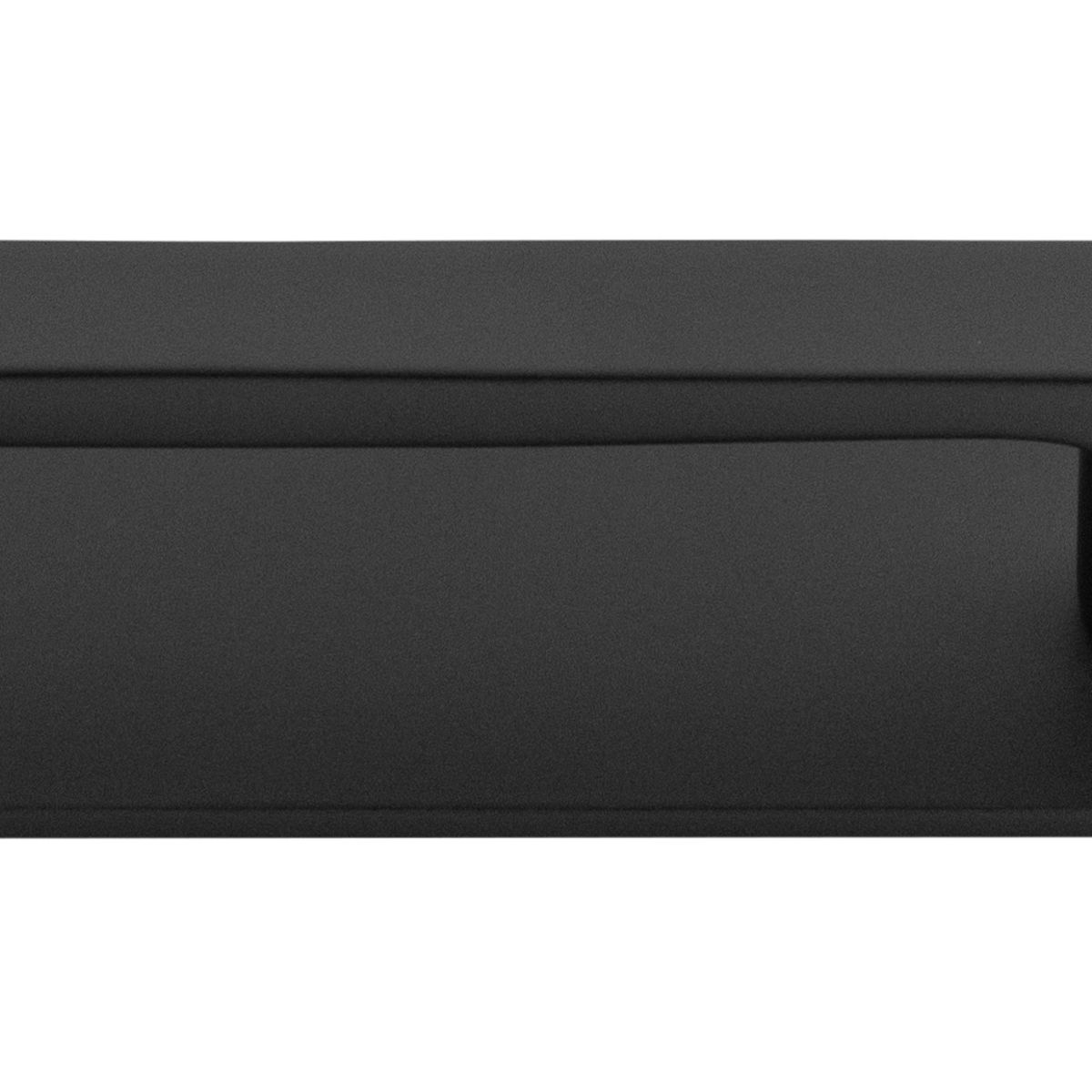 0526B - Cali Cabinet Pull with Backplate - CTC 96mm - Matt Black