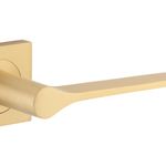 0466KIBPRIV60 - Como Lever - Square Rose Privacy Kit - Brushed Brass - Privacy