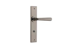 13880P85 - Copenhagen Lever - Chamfered Backplate - Distressed Nickel - Privacy