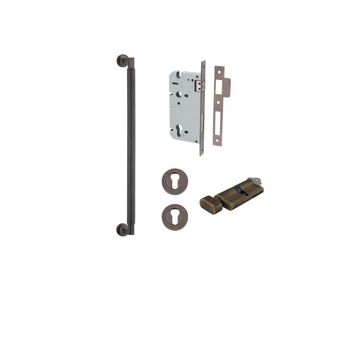 Brunswick Pull Handle - 450mm Entrance Kit with Separate High Security Lock
