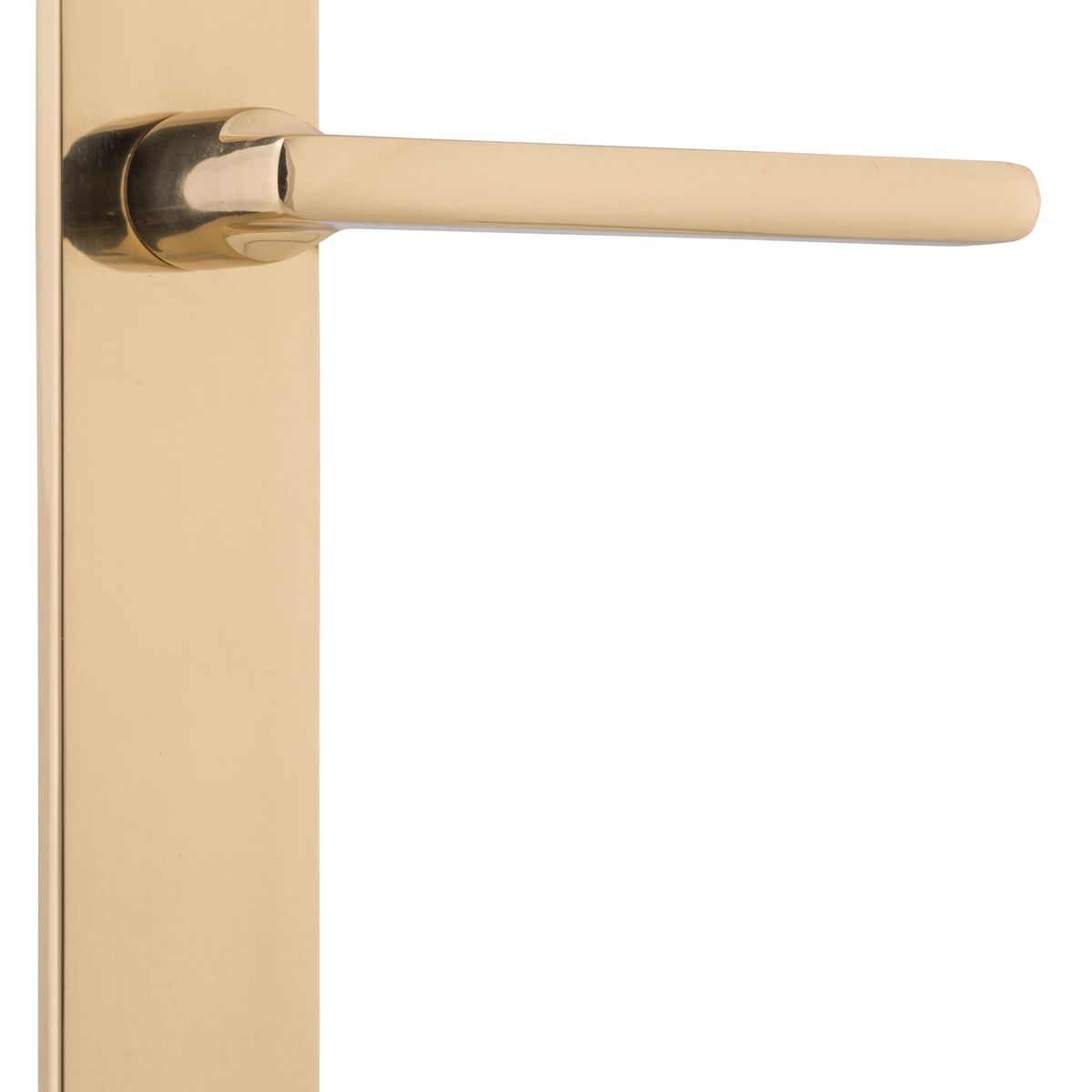 10226 - Baltimore Lever - Oval Backplate - Polished Brass - Passage