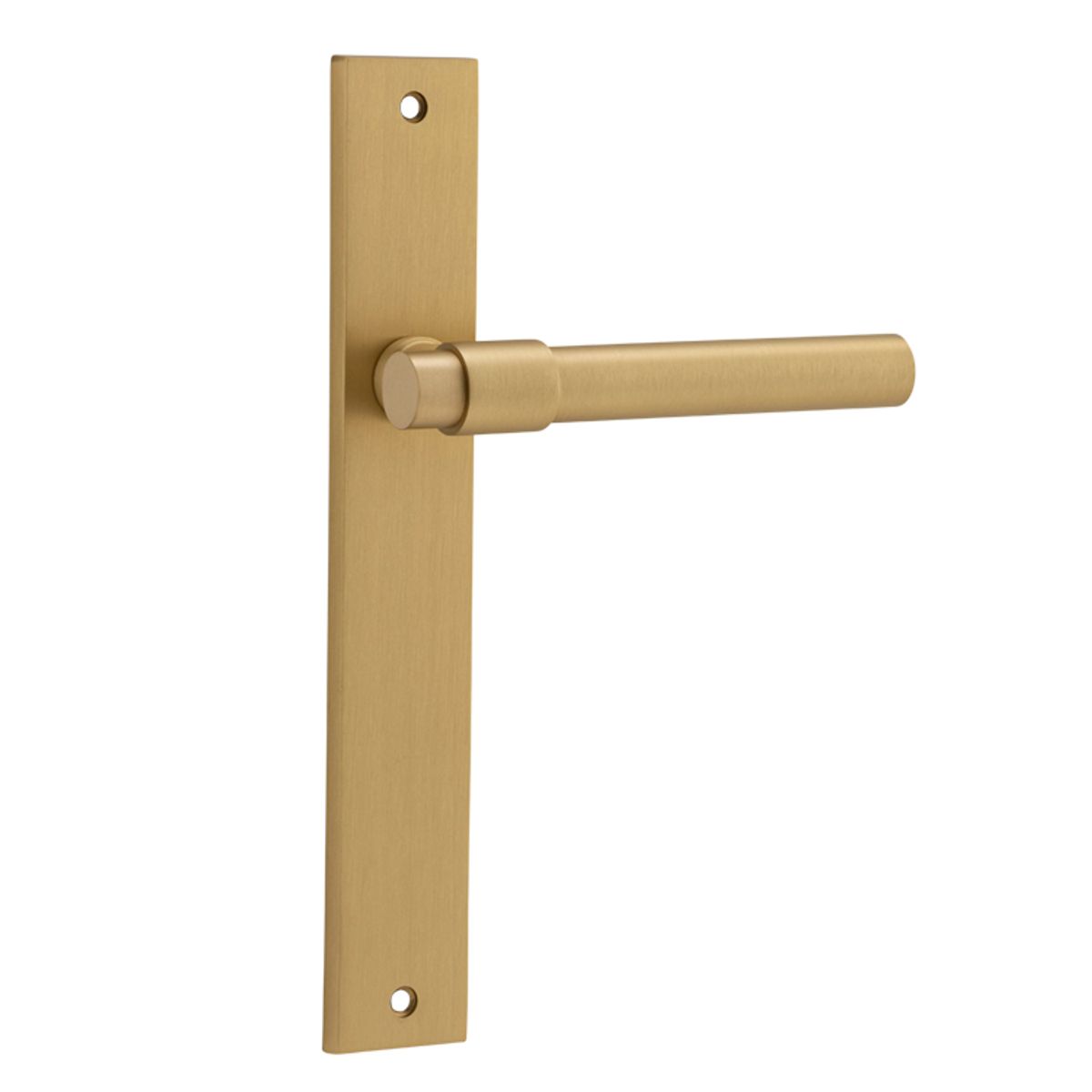 15396 - Helsinki Lever - Rectangular Backplate - Brushed Brass - Passage