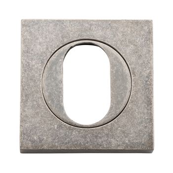 Oval Escutcheon -  Square