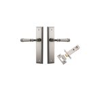 14742KPASS60 - Verona Lever - Stepped Backplate Passage Kit - Satin Nickel - Passage