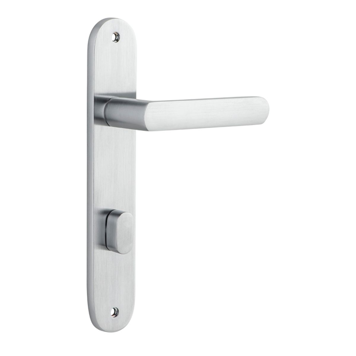 12364P85 - Osaka Lever - Oval Backplate - Brushed Chrome - Privacy