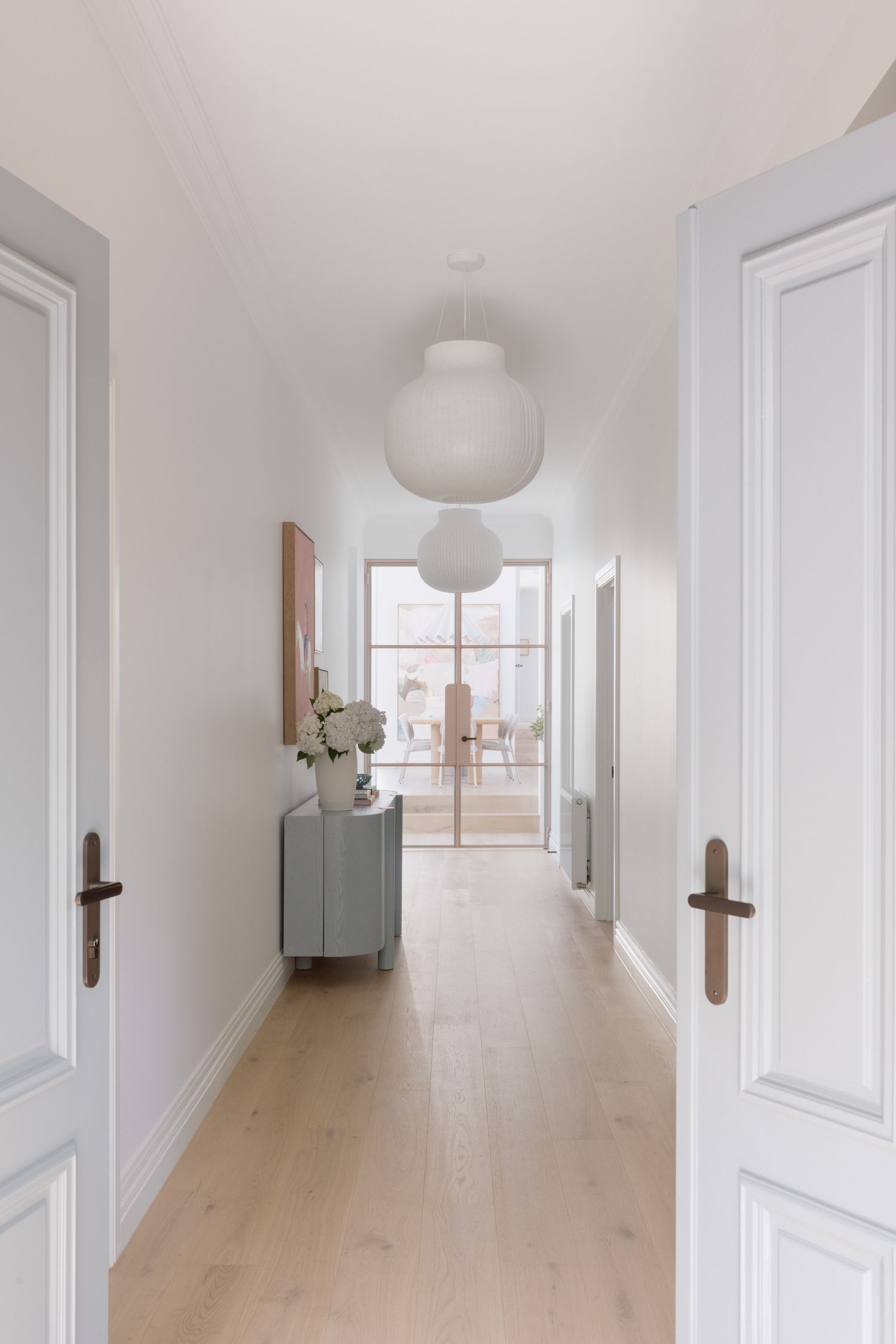 10864 - Osaka Lever - Oval Backplate - Signature Brass - Passage