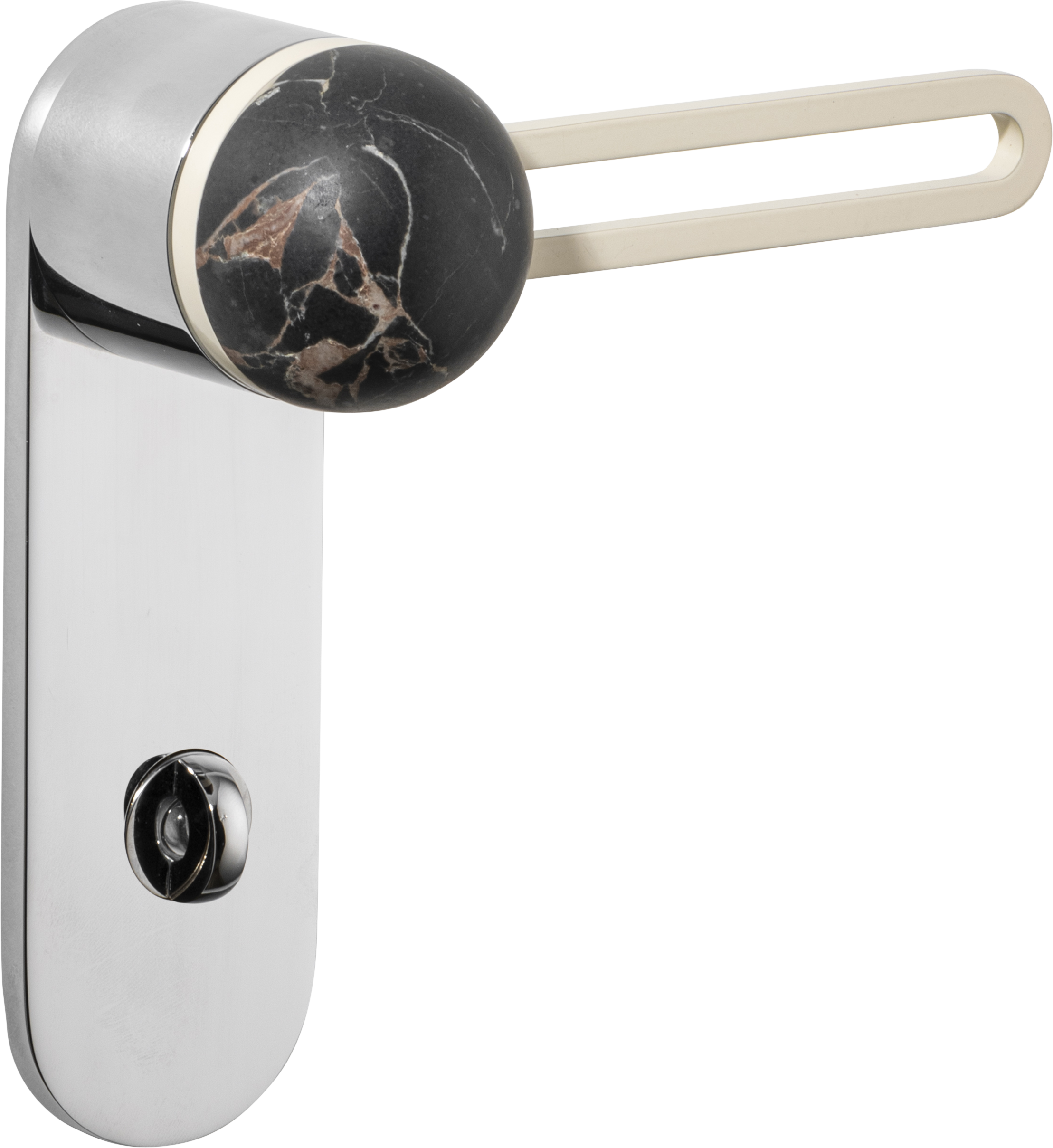 Bone/Polished Chrome