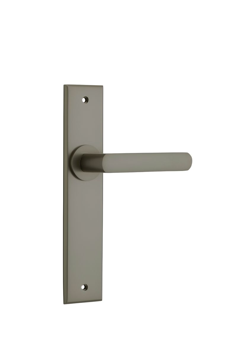 16768 - Osaka Lever - Chamfered Backplate - Graphite PVD - Passage