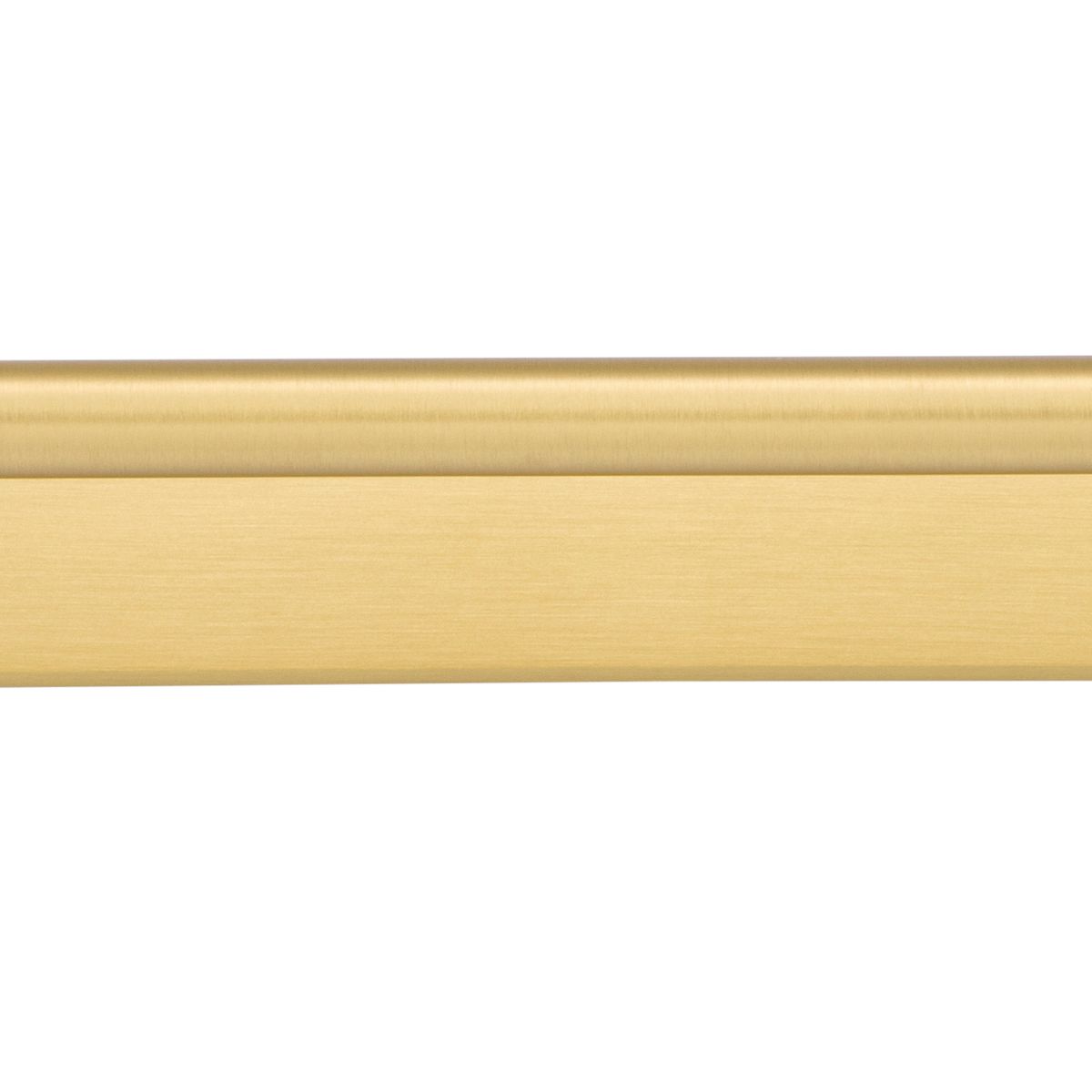 17154B - Helsinki Cabinet Pull with Backplate- CTC256mm - Brushed Gold PVD