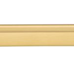 17154B - Helsinki Cabinet Pull with Backplate- CTC256mm - Brushed Gold PVD