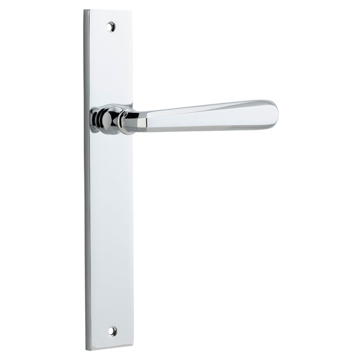 11872 - Copenhagen Lever - Rectangular Backplate - Polished Chrome - Passage