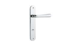 11876P85 - Copenhagen Lever - Oval Backplate - Polished Chrome - Privacy
