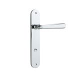 11876P85 - Copenhagen Lever - Oval Backplate - Polished Chrome - Privacy
