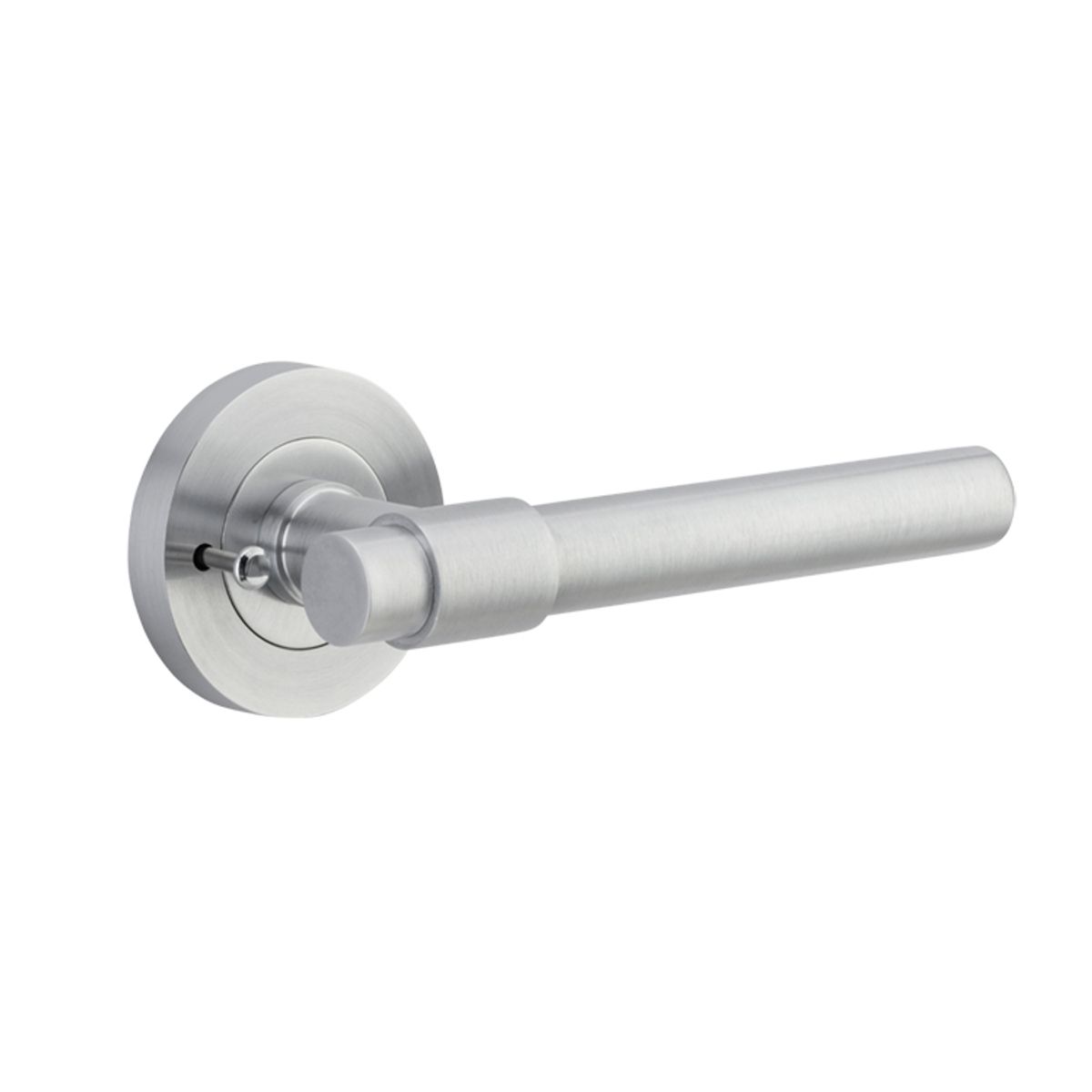 20625KIBPRIV60 - Helsinki Lever - Round Rose (Inbuilt Privacy) - Brushed Chrome - Privacy
