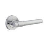 20625KIBPRIV60 - Helsinki Lever - Round Rose (Inbuilt Privacy) - Brushed Chrome - Privacy