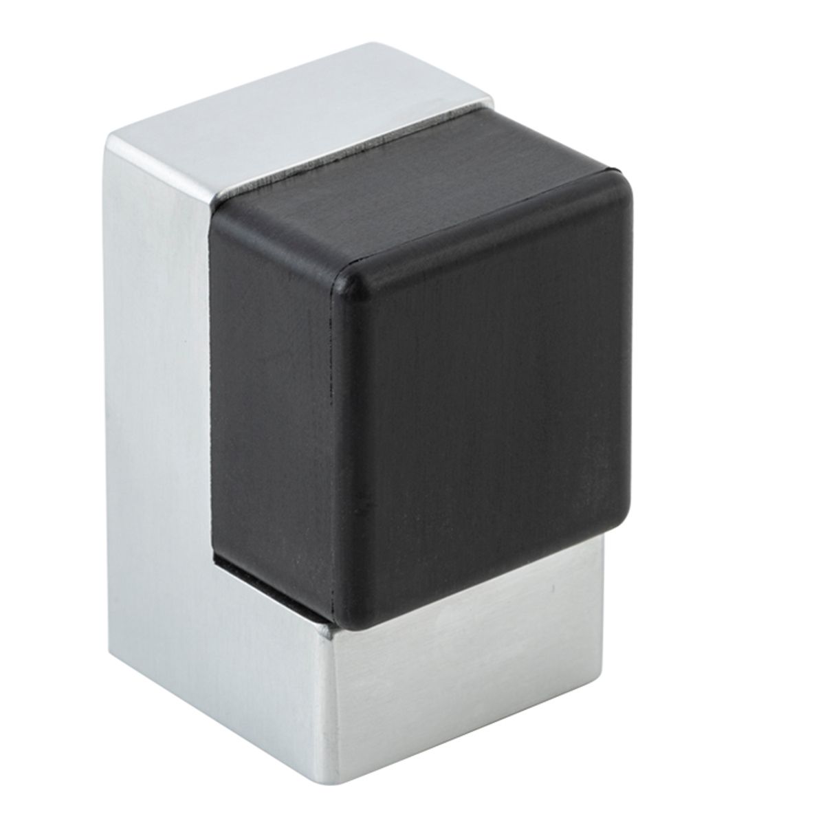 20825 - Square Door Stop - Brushed Chrome