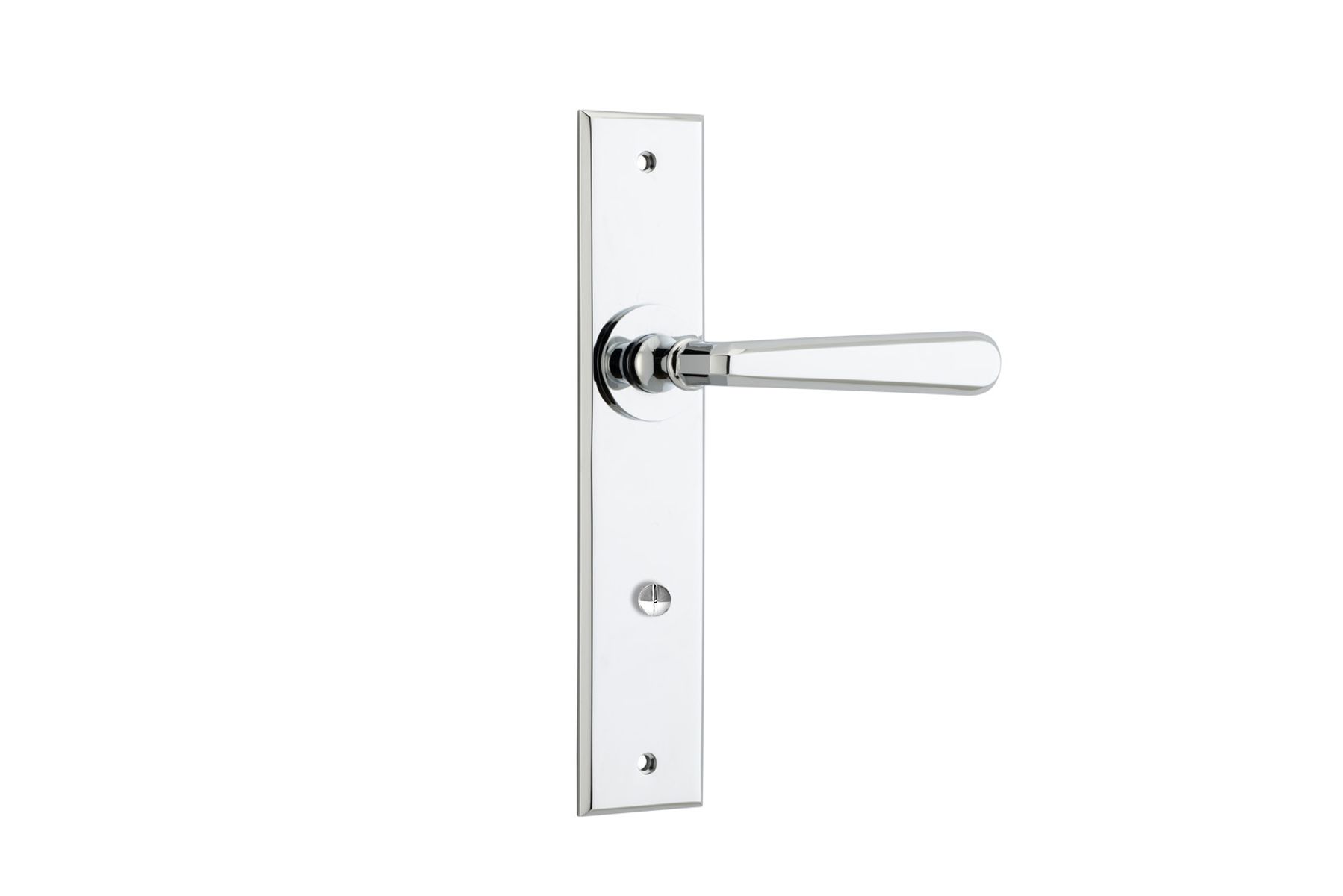 11880 - Copenhagen Lever - Chamfered Backplate - Polished Chrome - Passage