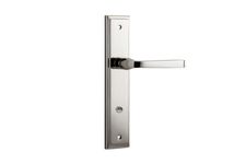 14244P85 - Annecy Lever - Stepped Backplate - Polished Nickel - Privacy