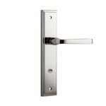 14244P85 - Annecy Lever - Stepped Backplate - Polished Nickel - Privacy