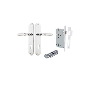 Sarlat Lever - Shouldered Backplate Entrance Kit with High Security Lock