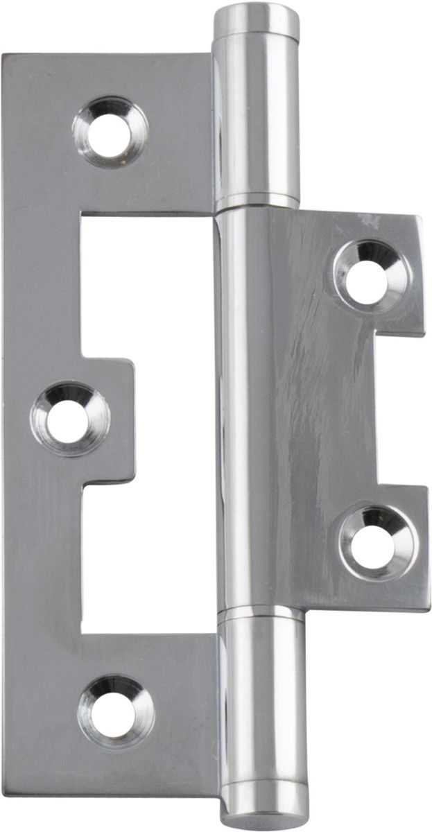 2698 - Hirline Hinge - H89xW35mm - Polished Chrome