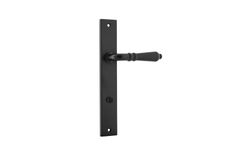 12700P85 - Sarlat Lever - Rectangular Backplate - Matt Black - Privacy