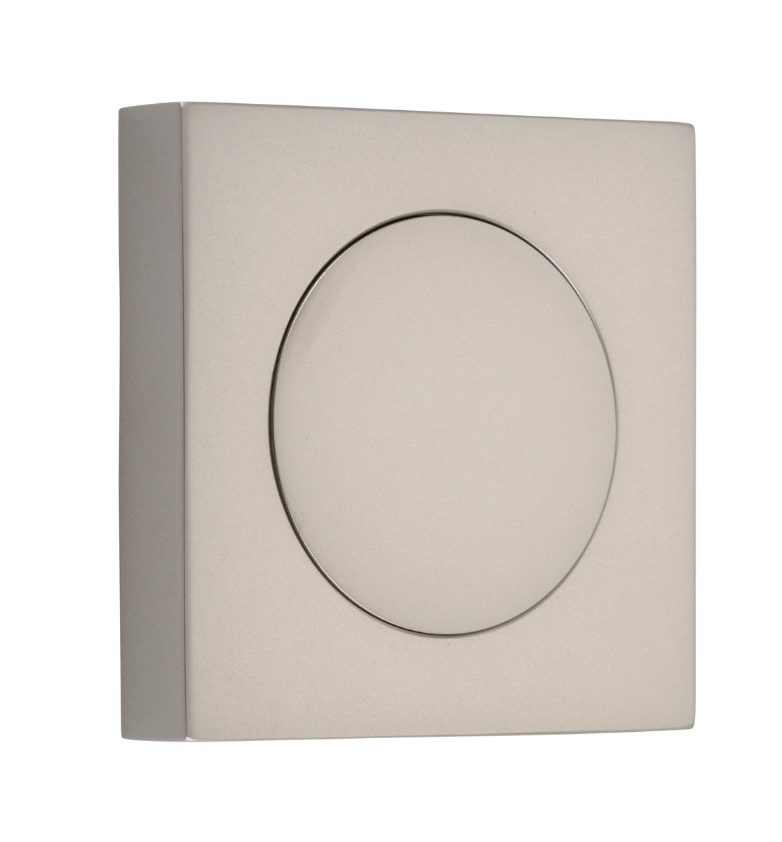 20299 - Blank Rose - Square - Satin Nickel