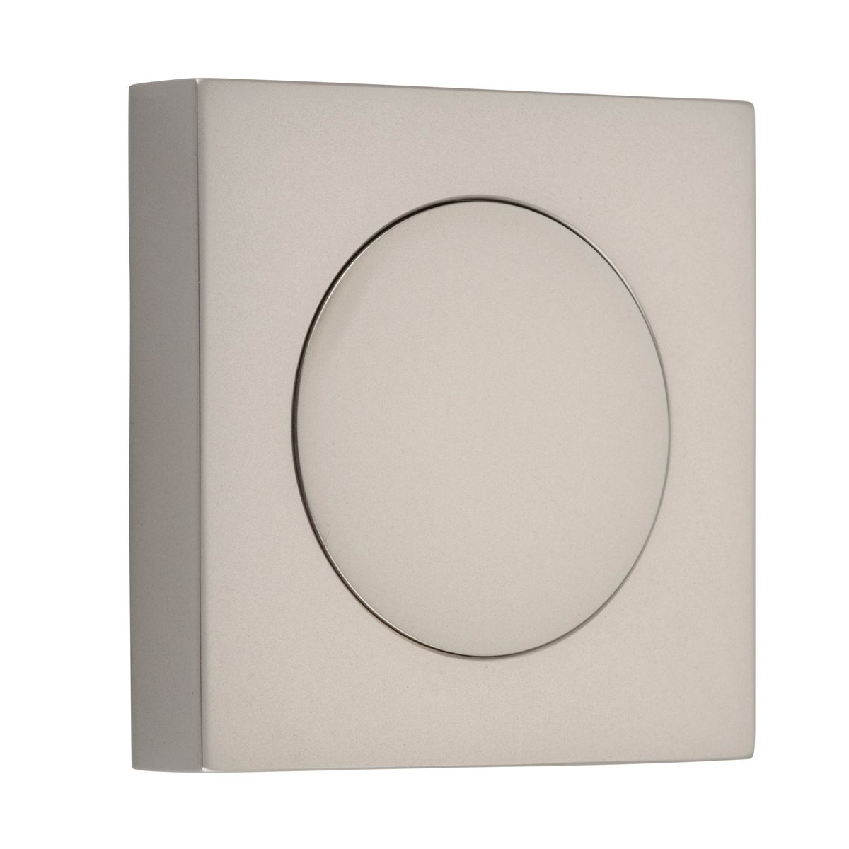 20299 - Blank Rose - Square - Satin Nickel