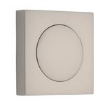 20299 - Blank Rose - Square - Satin Nickel