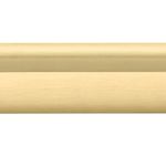 17204B - Baltimore Cabinet Pull with Backplate - CTC450mm - Brushed Gold PVD