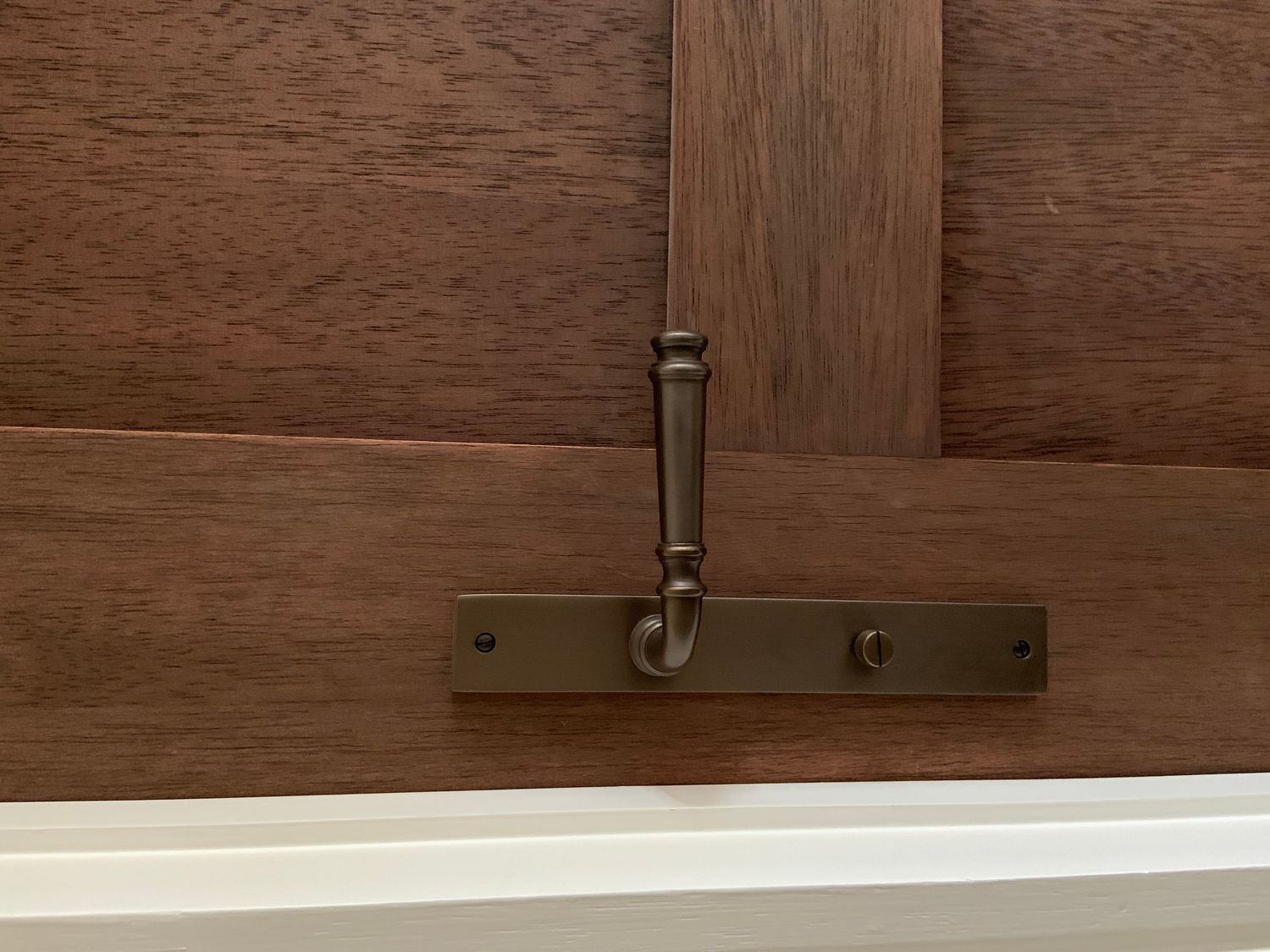 13206KENTR60KT - Verona Lever - Rectangular Backplate Entrance Kit with High Security Lock - Brushed Brass - Entrance