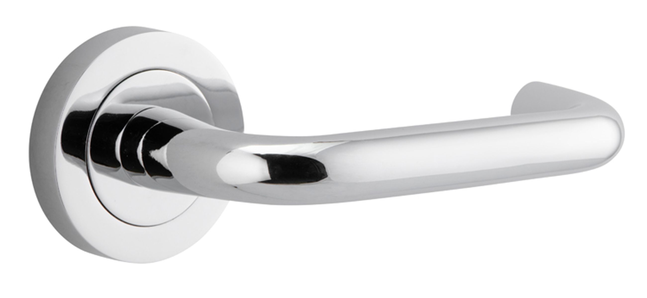 20354 - Oslo Lever - Round Rose - Polished Chrome - Passage