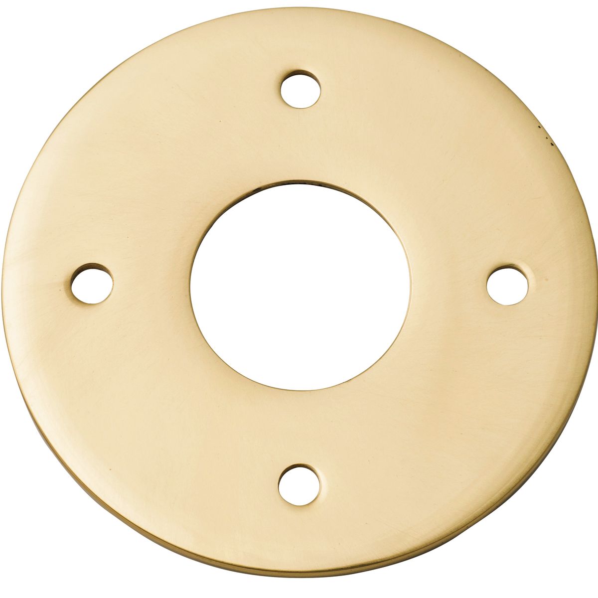 9370 - Adaptor Plate - Round - Polished Brass