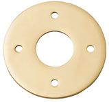 9370 - Adaptor Plate - Round - Polished Brass