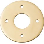 9370 - Adaptor Plate - Round - Polished Brass