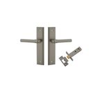 16602KPASS60 - Helsinki Lever - Stepped Backplate Passage Kit - Graphite PVD - Passage