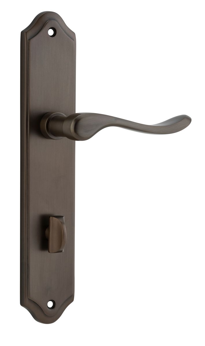 10922P85 - Stirling Lever - Shouldered Backplate - Signature Brass - Privacy