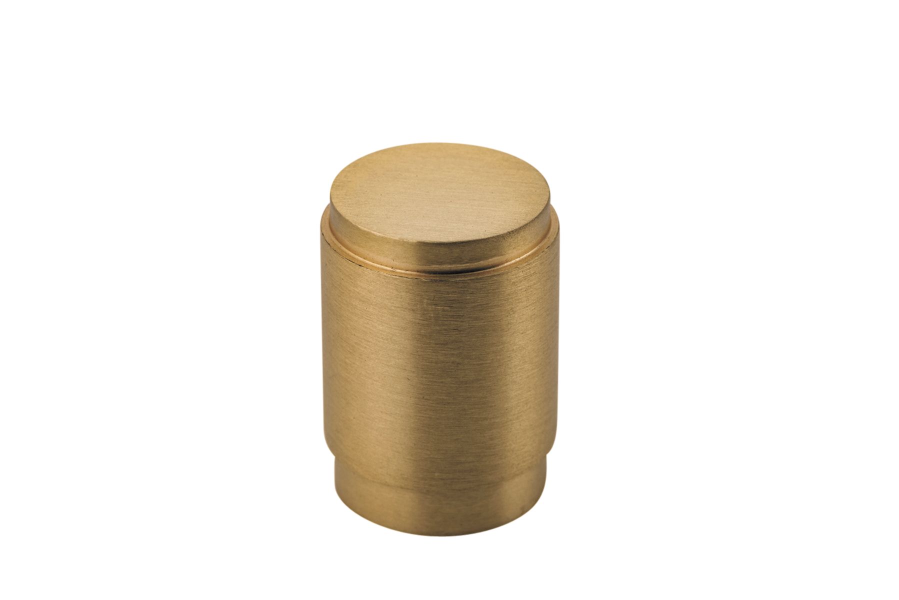 0601 - Berlin Cupboard Knob P28xD20mm - Brushed Brass