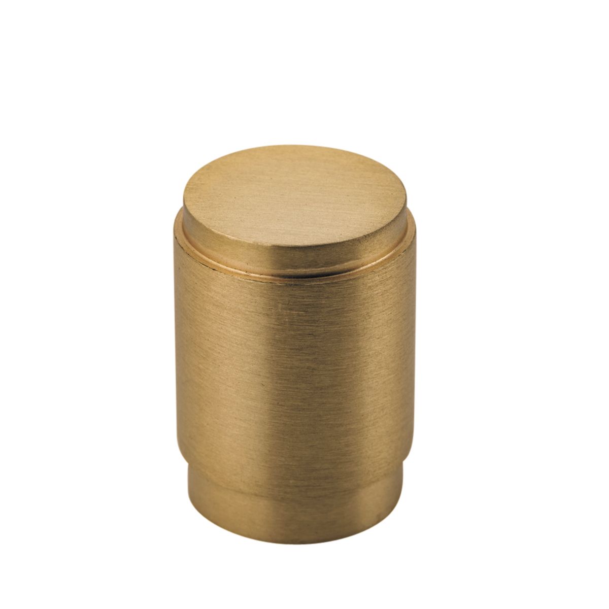 0601 - Berlin Cupboard Knob P28xD20mm - Brushed Brass
